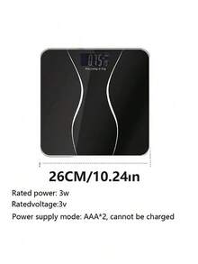SOKANY Smart Wireless Digital Bathroom Scale, Tempered Glass Panel, LCD Display - Lbs/Kg Dual Unit Switch, 2 AAA Batteries (Not Included), Accurate Adult Weight Measurement, Modern Design, Suitable For Home, Holiday Gift, Christmas, Summer Essential - Multicolor - View 3