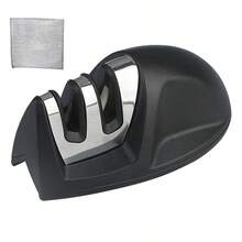 Mini Cute Mouse-Shaped 2-Stage Portable Knife Sharpener, Compact And Lightweight Blade Sharpening And Polishing Tool, Non-Slip Stable Base, Easy To Clean And Durable, Suitable For Home Cooking, Camping, Travel, Outdoor Picnic, BBQ, Includes Metal Mesh Cloth For Daily Knife Maintenance - Multicolor - View 7