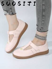 2026 Women's New Flat Lightweight Comfortable Anti-Slip Dance Shoes - Pink - View 5