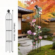 New Bubble Fish Plant Support Stand, Flower Support Rack For Indoor Plants, Outdoor Garden, Roses, Clematis And Other Climbing Plants, Comes With 1 Roll Of Plant Binding Hook And Loop Strap As A Gift - A - View 9