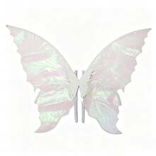 Adult & Girls Fairy Wings Set, Includes Flower Crown, Fairy Hair Accessories, Magic Wand & Elf Ears - 29" X 21" Tulle Butterfly Wings - Suitable For Holiday Dress-Up, Party & Halloween - Multicolor - View 11