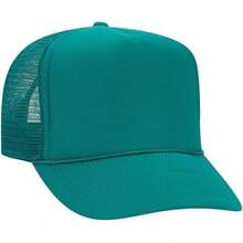 Otto - Gorro de Camionero de Malla con 5 Paneles Frontales de Espuma de poliéster - Ryl/Blanco/Ryl - Ver 9