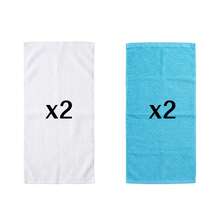 Juego de Toallas y Paños de Limpieza 4/6/8/20 Paquete, Paños de Microfibra Altamente Absorbentes y Suaves al Tacto, Paños de Limpieza Multiusos & Toallas de Mano para Baño, Hotel, Spa y Gimnasio, 10x10 Pulgadas, Multicolor - Multicolor - Ver 22