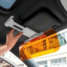 2-In-1 Day & Night Universal Car Sun Visor, Anti-Glare, UV Protection, Dual-Use, Reduces Glare & Brightness, ABS Material, Universal Fit, Suitable For Most Car Models - A - View 4