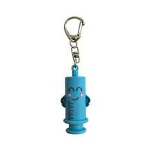 1pc Ampoule Bottle Opener, Syringe-Shaped Cutter, Nurse Doctor Ampoule Bottle Opening Assistant Tool, Medicine Bottle Breaker, Soft Rubber Keychain Cartoon Creative Promotional Gift - View 11