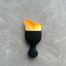 Juego de brochas multifuncionales, brochas planas de plástico #4 y #8 con cabezal raspador, cerdas suaves y mango delgado, adecuadas para pintar, limpiar, pegar, uso doméstico DIY e industrial - Amarillo - Ver 9