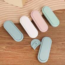 Cabinet Lock/Drawer Lock, Anti-Pinch Design, Suitable For Wardrobes, Refrigerators And Appliance Cabinet Doors, Provides Effective Protection; Multiple Colors Available, Invisible Lock Design, High-Quality Anti-Pinch Lock. - Multicolor - View 5