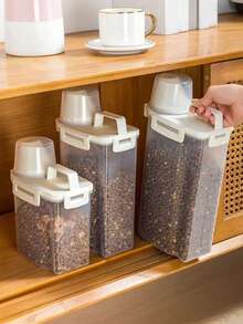 Pet Food Storage Container, Suitable For Storing Cat Food Or Dog Food, Prevents Cat Food/Dog Food From Getting Damp, Prevents Pets From Stealing Food, Suitable For Home Pet Food Classification And Storage Box Kitchen Organization - Multi-capacity - View 8