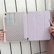 1pc Polka Dot Dual-Sided Tablet Case Compatible With IPad Pro 11/ 10th Generation 10.9-Inch 2022 Smart Case/ Air 13(M3 2025)/ Air 11(M3 2025)/ Air 11(M3 2025)/ 11(A16 2025)/Compatible With Galaxy Tab S10+/S9/A9,Compatible With Samsung Galaxy A9/S9/S7/S18+,Compatible With Huawei Matepad - Multicolor - View 1
