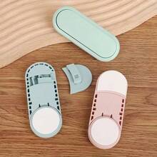 Cabinet Lock/Drawer Lock, Anti-Pinch Design, Suitable For Wardrobes, Refrigerators And Appliance Cabinet Doors, Provides Effective Protection; Multiple Colors Available, Invisible Lock Design, High-Quality Anti-Pinch Lock. - Multicolor - View 6