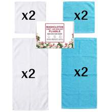 Juego de Toallas y Paños de Limpieza 4/6/8/20 Paquete, Paños de Microfibra Altamente Absorbentes y Suaves al Tacto, Paños de Limpieza Multiusos & Toallas de Mano para Baño, Hotel, Spa y Gimnasio, 10x10 Pulgadas, Multicolor - Multicolor - Ver 11
