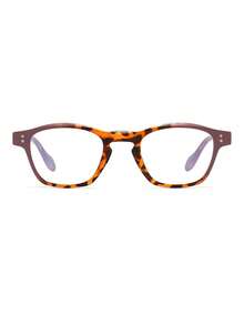 1 Pair Women's Contrast Color Square Frame PC European & American Street Style Fashion Non-Prescription Glasses - Multicolor - View 3