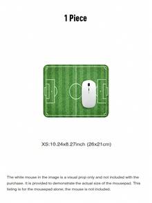 1pc World Cup Theme Green Football Turf, Football Field Large Game Mouse Pad, Office, School, Home Simple Multi-Functional Desk Pad, Waterproof, Anti-Slip, Dirt-Resistant, Extra Large Gaming Office Desk Pad, Computer Keyboard Pad, Desk Pad, Solid Color, Dormitory Desktop Pad, Dirt-Resistant And Easy To Clean - Rectangle - View 18
