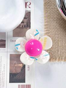 1pc Candy Color Flower Phone Stand Airbag Back Adhesive Desktop Slouchy Viewing Support Phone Case For Girls Fashion - Multicolor - View 14