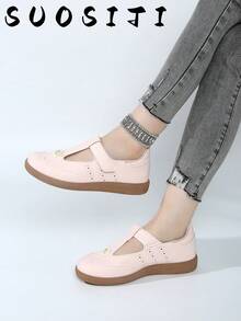 2026 Women's New Flat Lightweight Comfortable Anti-Slip Dance Shoes - Pink - View 7