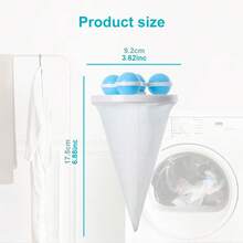3pcs Floating Lint Filter Balls, Reusable Mesh Hair Filter, Pet Hair Lint Dust Collector, Suitable For Washing Machine, Laundry Room, Bathroom, Home, Dorm, Apartment - 3pcs Purple - View 9