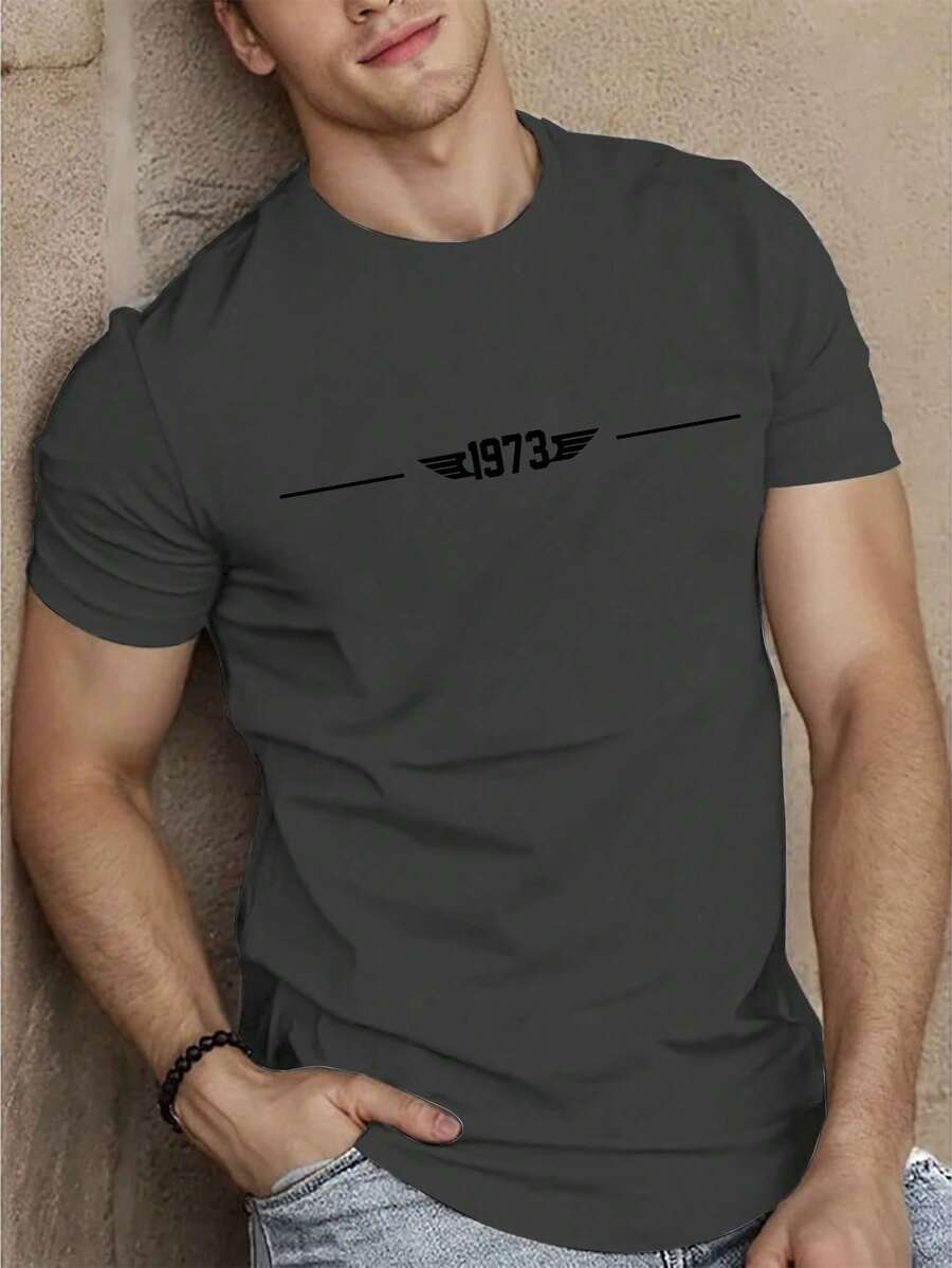 NEOREFINED Men's Casual Solid Color Crew Neck T-Shirt, Set Of 3 Summer T-Shirts For Men - 灰色 5 - 查看 1