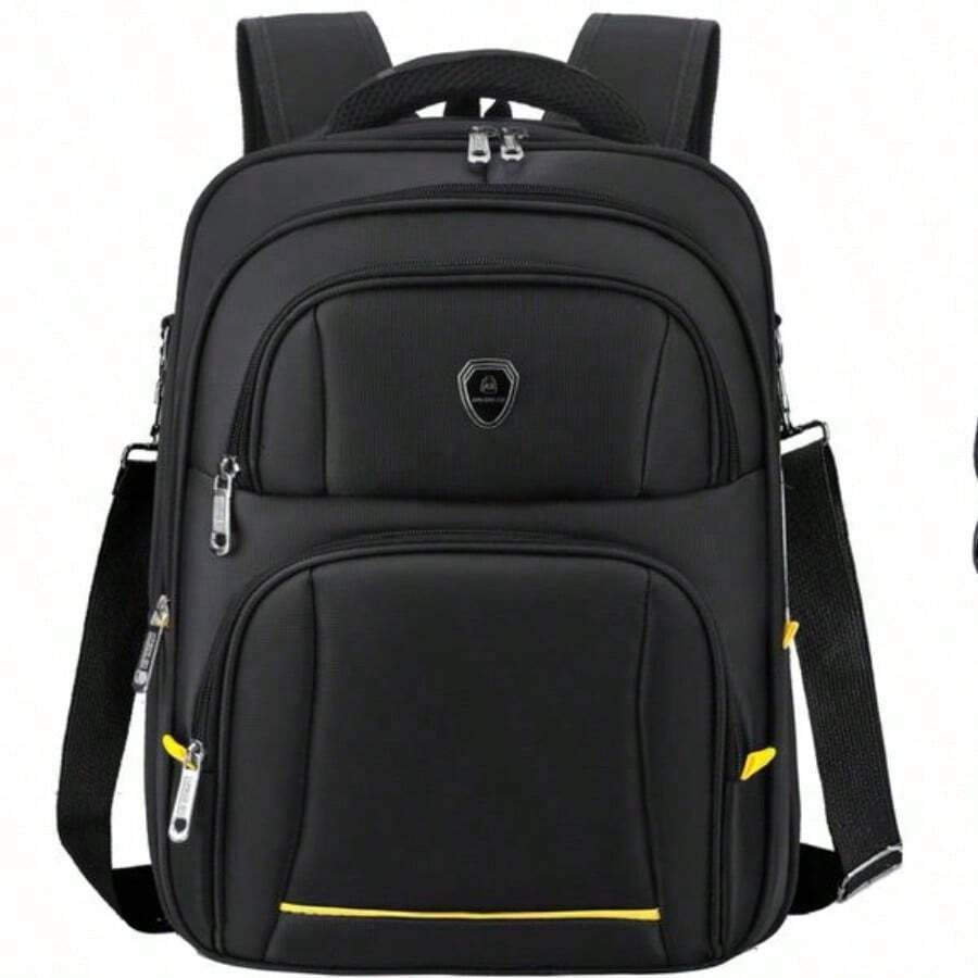 Mochila y portafolio para laptop,mochila y portafolio de negocio - Negro - Ver 1