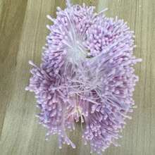100支/包 2毫米人造花蕊，家居花艺装饰，手工仿真花粉，珍珠粉，适用于圣诞节、婚礼花艺布置、剪贴簿和婚礼装饰 - 彩色 - 查看 18