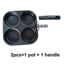 4-Cup Non-Stick Frying Pan, Perfect For Breakfast; Ideal For Frying Eggs, Pancakes And Sausages; Suitable For Induction, Gas And Electric Stoves. Kitchen Cooking Pot - View 11