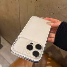 1件透明全覆蓋鏡頭保護防摔防撞個性化手機殼，適用於 iPhone 16 Pro Max/17/16/15/14 Plus/13/12/11/Air - 無色 - 查看 5
