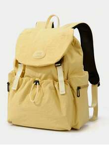 LECEY Mochila de gran capacidad para estudiantes de secundaria, preparatoria y universidad para mujeres - Amarillo - Ver 5