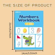 Dot Matrix Tracing Handwriting Practice Book, Numbers 0-100 Practice Book, Red-Line Tracing Pen Control Handwriting Workbook - 數位本 - 查看 5