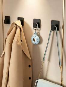 Drill-Free Self-Adhesive Hooks-Heavy-Duty, Waterproof, And Rust-Resistant. These Versatile Wall-Mounted Hooks Are Ideal For Hanging Cookware, Ladles, Dishcloths, And More; Suitable For Use In Bathrooms, Bedrooms, Living Rooms, Or Behind Doors. - Multicolor - View 3