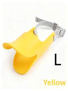 Soft Silicone Duck-Billed Dog Muzzle With Adjustable Strap, Anti-Bite, Suitable For 1.5–12.5kg Dogs, Fits Chihuahua, Teddy Poodle, Golden Retriever, Labrador Retriever, Etc. (Yellow) - Multicolor - View 13
