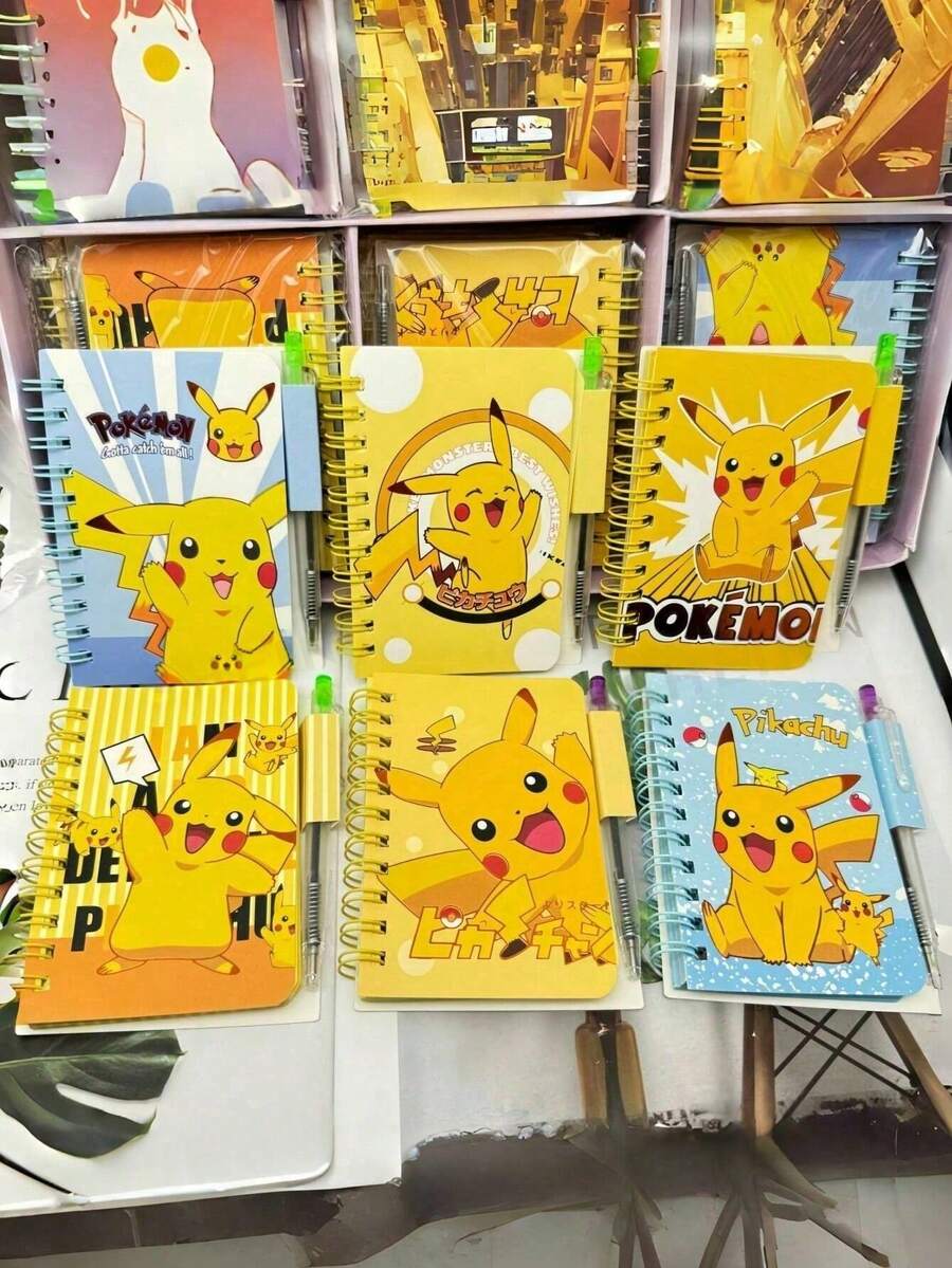bandai Mini Pocket Notebook Cartoon Anime Portable Planner Notebook For Kids, Back To School, First Day Of School - Multicolor - View 1