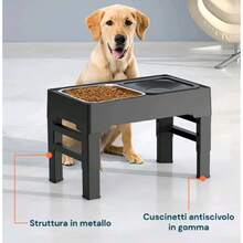 Ciotole rialzate per animali domestici - predefinito - Visualizzare 7