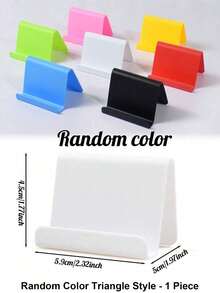 1pc Foldable Phone Stand, Adjustable Tablet Desktop Holder, Portable Desktop Phone Stand, Universal Hands-Free Stand, Foldable Non-Slip Base, Office Accessory, Perfect For Video Calls And Watching Movies, Great Tech Gift For Halloween And Christmas - Multicolor - View 11