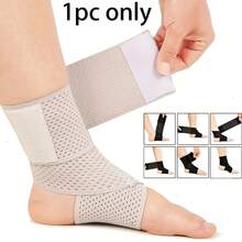 2pcs Breathable Mesh Ankle Brace Set, Adjustable Compression Ankle Support Sleeve For Teen Girls Back To School, Sweat Wicking Ankle Stabilizer For Sports Sprain Protection Daily Foot Care - A - View 4