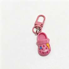 1pc/6pcs Colorful Mini Slippers Keychain, Cute Cartoon Sweet Shoe Pendant, Bag Accessory, Suitable For Daily Matching, Party Gift - View 10