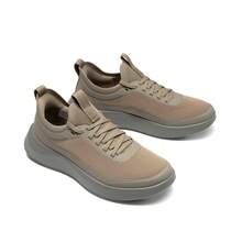 Men's Walking Shoes Breeze All-Day Comfort Breathable Lightweight Casual Mesh Tennis Sneakers - Khaki - View 1