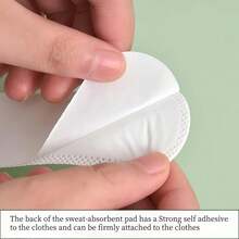 40Pcs Disposable Sweat Bundle Kit, Collar Protector Hat Liner + Armpit Pads, Self-Adhesive, Fight Hyperhidrosis, Comfortable Unflavored, Men Women - Multicolor - View 8