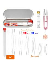 24pcs Beading Needles, 6 Sizes, Large Eye Beading Needles, Foldable Beading Needle Set, Suitable For Jewelry Making - Beading Tools - View 13
