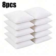 Pack Of 8 Square Deep Extra Fill Cushions – Super Soft Plump Cushion Pads Inner Inserts For Sofa, Couch & Bed, Decorative Inner Pads For Scatter Cushions, Retains Shape For Home & Living Room - 18"x18"(45cmx45cm) - View 8