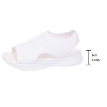 Women's 2026 Summer New Hollow Design Breathable Thick Sole Roman Casual Fairy Style Ins Sports Sandals - White - View 4