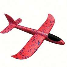 Hand-Thrown Foam Glider Outdoor Fun Sports Game, Multi-Color Party Camping Beach Park Summer Toy Gift For Teens And Adults (Plane Spot Pattern Color Randomly Shipped) - Multicolor - View 17