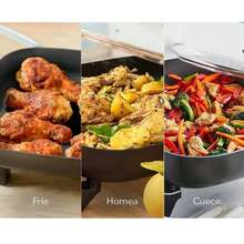Non-Stick Electric Frying Pan With 6L Capacity - Japan B Type Plug(100V) - View 5