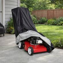 1pc Lawn Mower Cover, Designed For Outdoor Storage, Available In Multiple Colors, Fits Most Push Mowers (Mower Not Included) - A - View 9