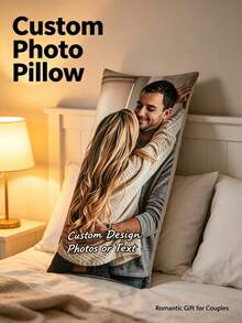 DIY Custom Personalized Photo Double-Sided Pillow Cover For Sofa Bedroom Home Decoration Pet Commemoration Gift Throw Pillow Case, Aesthetic Home - Multicolor - View 3