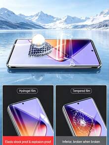 LissKas 2pcs 3D Curved Hydrogel Film Explosion Proof Scratch Resistant Phone Screen Protector Compatible With Xiaomi 17 15 13 12 14 Ultra Pro/ Note 14 15 13 Pro+ Pro 4g 5g/ Reno////Honor Magic 5/6/7/8 Pro Lite 90 100 200 400 500///Various Curved Surface Models With Smooth Touch Automatic Adsorption Friendly Shell Support Fingerprint Recognition Soft Film - Clear - View 9