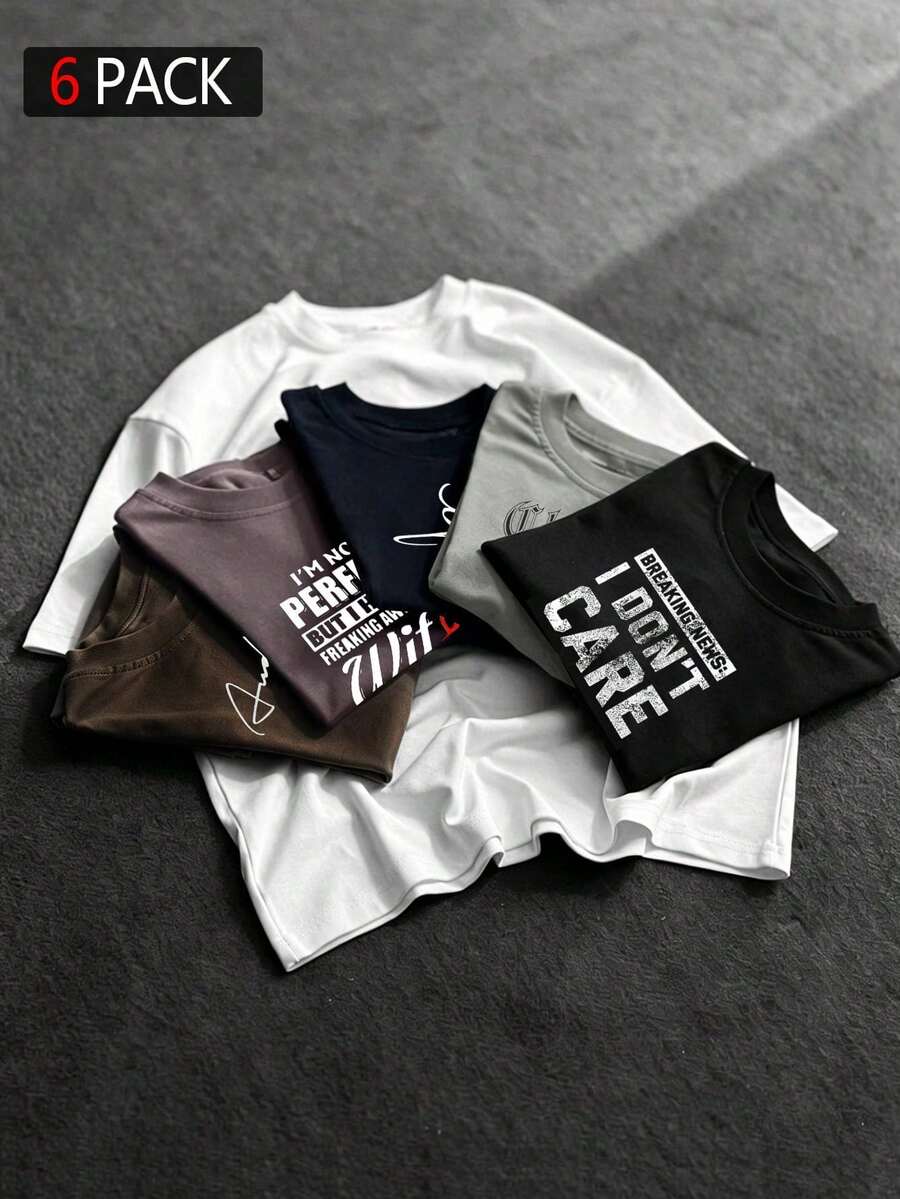 Sport MetroGents Men's Short Sleeve Sports T-Shirt With Round Neck And Weight Bar Graphic, Loose Fit And Breathable - 3 - 查看 1