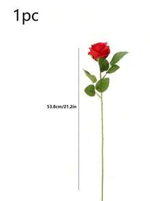 10/1支人造玫瑰花束，逼真長莖仿真玫瑰，適用於婚禮裝飾、居家裝飾、客廳臥室廚房裝飾、花瓶裝飾、桌面裝飾、母親節禮物與裝飾、婚禮中心裝飾 - 彩色 - 查看 8