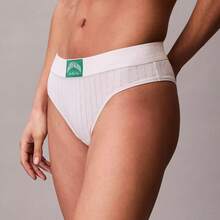 Calvin Klein Heritage Classic Cotton Stretch Bikini QF8815  Thongs For Women Underwear - Tofu - View 1