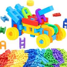108/216pcs Building Blocks Children's Toy, Suitable For 3-12 Years Old Kids, Back To School Supplies, Christmas Stocking Stuffer Gift, Interactive Educational Early Learning STEM Toy, Montessori Toy For Children 3 Years And Above (Some Parts Color Randomly Sent) - Multicolor - View 8