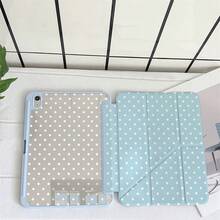 1件波點雙面平板保護殼，相容 iPad Pro 11/第10代 10.9 吋 2022 智能保護殼/Air 13(M3 2025)/Air 11(M3 2025)/Air 11(M3 2025)/11(A16 2025)/相容 Galaxy Tab S10+/S9/A9，相容 Galaxy A9/S9/S7/S18+，相容 Matepad - 彩色 - 查看 6