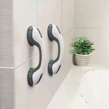 Shower Grab Bar Safety Assist Handle Non-Slip Support For Toilet And Bathroom Vacuum Suction Cup Grab Bar And Accessories - Multicolor - View 3